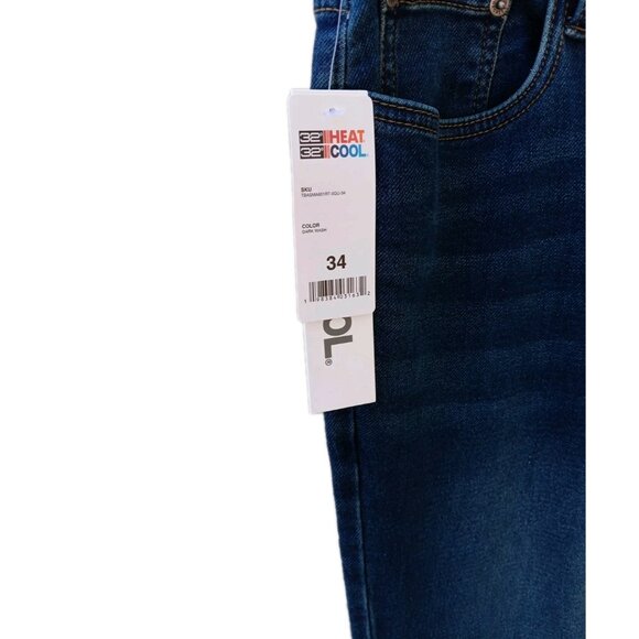 32‎ Degrees Men’s Pants 34x30 NWT Regular Fit Stretch Soft Touch Blue - Picture 3 of 7